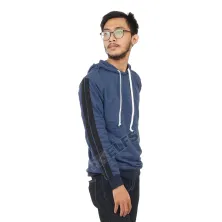 JUMPER HOODIE JUMPER PRIA 2 LIST BIRU TUA 