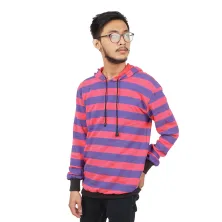 JUMPER HOODIE JUMPER PRIA SALUR PINK MUDA 