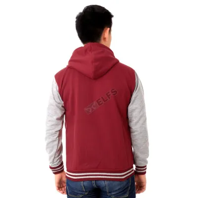 HOODIE & JAKET FLEECE Jaket Hoodie Fleece Lengan Kantong Abu Muda Maroon 2 hlpls_lengan_kantong_abumuda_mo_1_copy