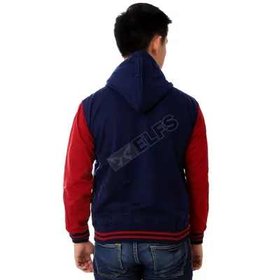 HOODIE & JAKET FLEECE Jaket Hoodie Fleece Lengan Maroon Biru Dongker 2 hlpls_lengan_maroon_bd_1