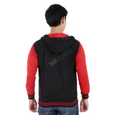 HOODIE & JAKET FLEECE Jaket Hoodie Fleece Lengan Merah Hitam 3 hlpls_lengan_merah_hx_2