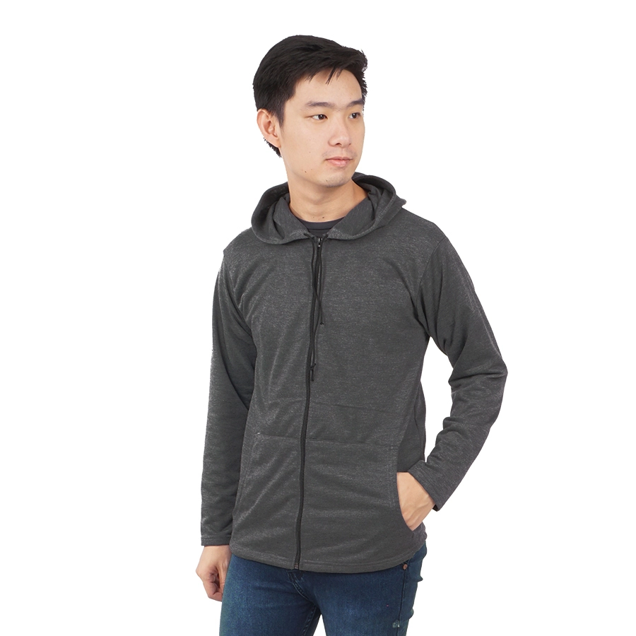 HOODIE TERRY  HOODIE PRIA TERRY POLOS ABU TUA  1 hlpls_terry_polos_at0_copy