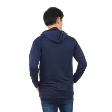 HOODIE TERRY  HOODIE PRIA TERRY POLOS BIRU DONGKER 