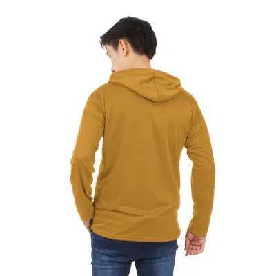 HOODIE TERRY  HOODIE PRIA TERRY POLOS KUNING TUA 2 hlpls_terry_polos_kt1