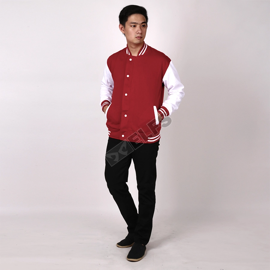 JAKET VARSITY Limited Edittion Jaket Pria Baseball Varsity Indonesia Merah Putih 2 hlpls_varsity_lengan_putih_mc1