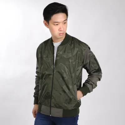 JAKET BOMBER Jaket Bomber Waterproof Loreng Streetwear Hijau Army 1 hlpsp_bomber_loreng_transparant_ia0