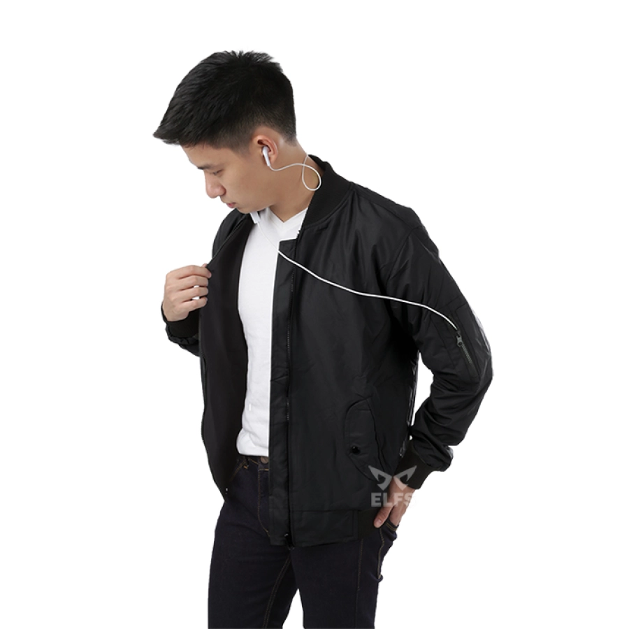 JAKET BOMBER Jaket Bomber Reverseable  Abu Tua Hitam 4 hlpsp_bomber_reverseable_waterproof_hx_at_2