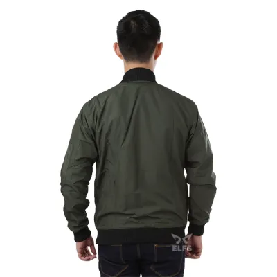 JAKET BOMBER Jaket Bomber Reverseable Hitam Hijau Army 3 hlpsp_bomber_reverseable_waterproof_hx_ia_1