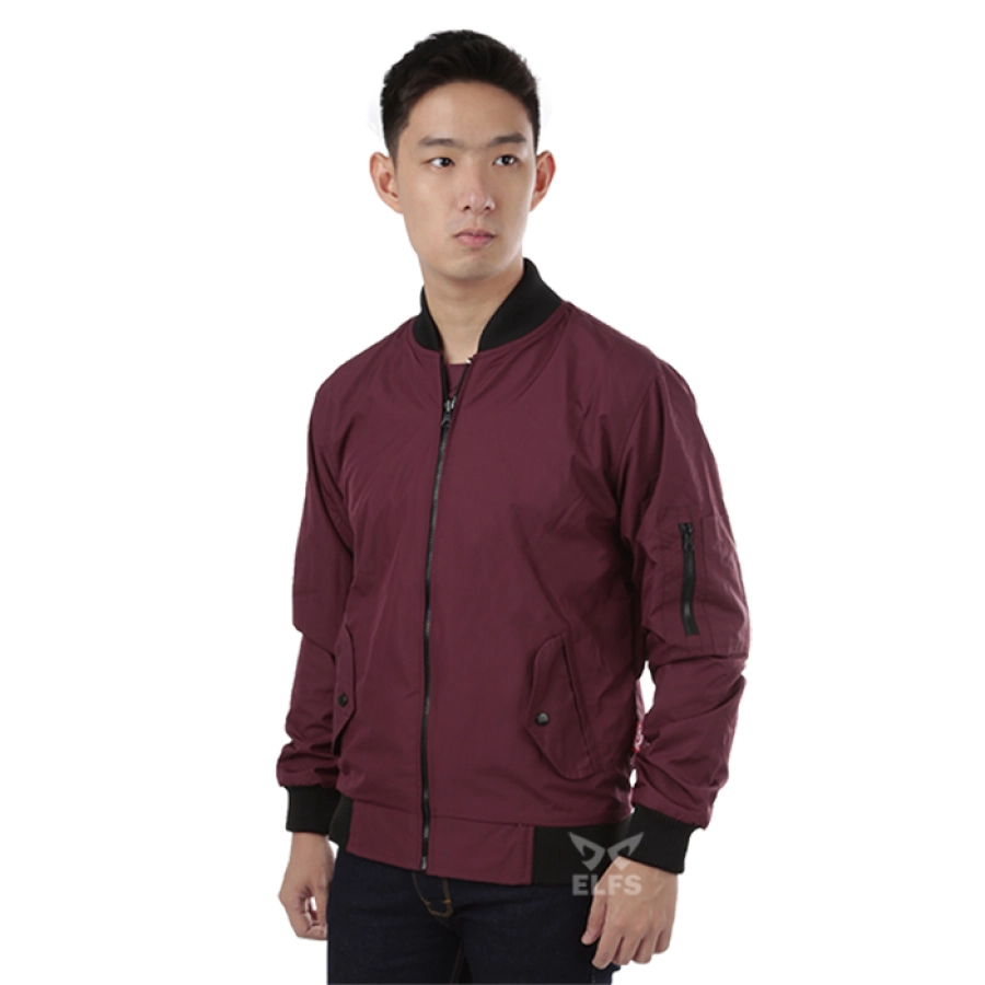 JAKET BOMBER Jaket Bomber Reverseable Hitam Maroon 1 hlpsp_bomber_reverseable_waterproof_hx_mo_0