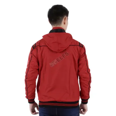 JAKET REVERSIBLE Jaket Hoodie Parasut Reverseable Training 175D15 Merah Cabe 4 hlpsp_revers_waterproof_training_175d15_mc_3