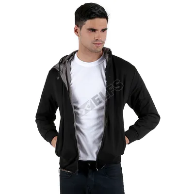 JAKET REVERSIBLE Jaket Hoodie Reverseable Parasut Fleece Hitam Abu Muda 6 hlpsp_reverseable_parasut_fleece_hitam_am_5