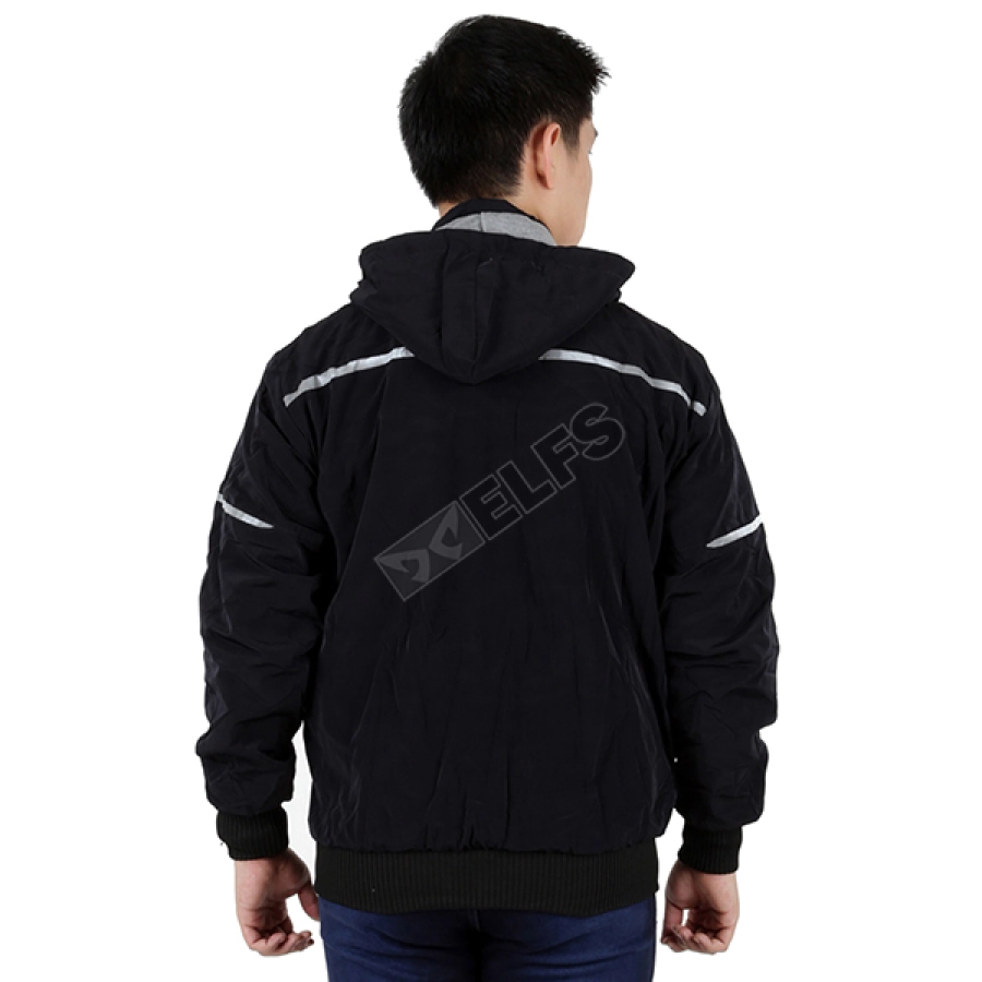 JAKET REVERSIBLE Jaket Hoodie Reverseable Parasut List Biru Dongker 4 hlpsp_reverseable_parasut_list_bd_3