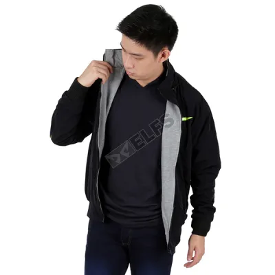 JAKET REVERSIBLE Jaket Hoodie Reverseable Parasut List Hitam 3 hlpsp_reverseable_parasut_list_hx_2