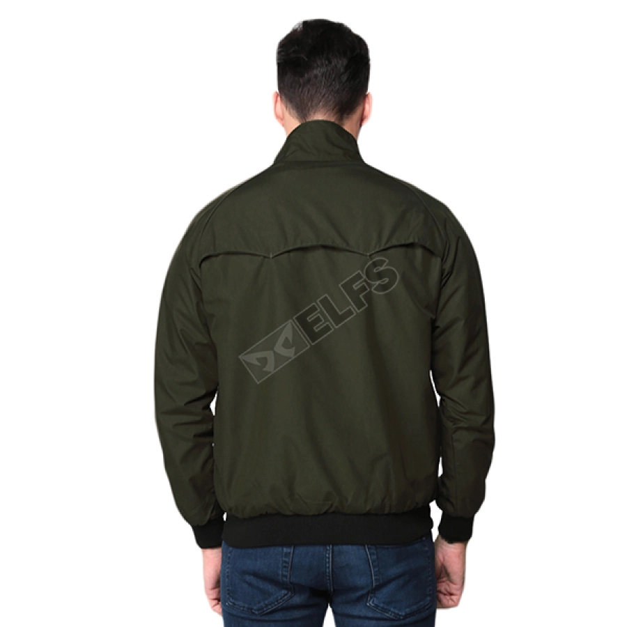 JAKET REVERSIBLE Jaket Pria Bolak Balik Harrington 2 in 1 Seleting Tinggi AT Hijau Army 4 hlpsp_reversible_harrington_at_ia_3