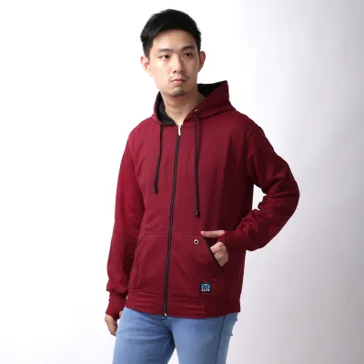 HOODIE & JAKET FLEECE JAKET HOODIE LIST MAROON HITAM 1 jaket_hoodie_list_mo_0