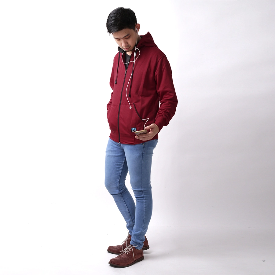 HOODIE & JAKET FLEECE JAKET HOODIE LIST MAROON HITAM 3 jaket_hoodie_list_mo_2