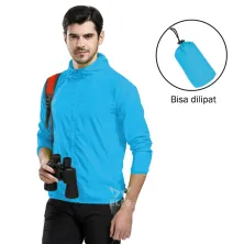 JAKET TRAINING JAKET PRIA LIPAT PARASUT WATER RESISTANT SIMPLE MARINE