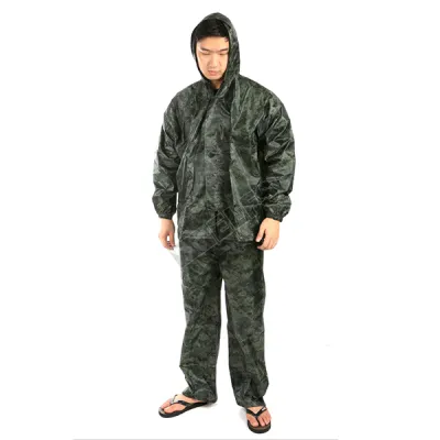 JAS HUJAN Jas Hujan Setelan jaket raincoat Army Hijau Tua 1 jh_jas_hujan_army_it_0