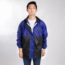 JAS HUJAN Jas Hujan Setelan jaket raincoat Kombinasi Biru Tua