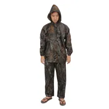 JAS HUJAN Jas Hujan Setelan jaket raincoat Leaves Coklat Tua