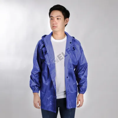 JAS HUJAN Jaket Jas Celana Hujan Setelan Polos Raincoat Murah Biru Tua 2 jh_jas_hujan_polos_murah_bt1