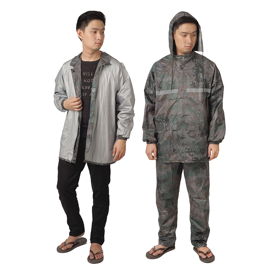 JAS HUJAN Jaket Jas Celana Hujan Setelan Raincoat Reversible Double Scothlite Army Hijau  1 jh_jas_hujan_scotch2_reverse_army_ia0_copy