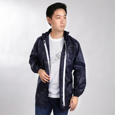 JAS HUJAN Jas Hujan Setelan jaket raincoat polos Biru Dongker 2 jh_jas_hujan_simple_bd_1