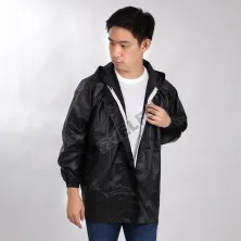 JAS HUJAN Jas Hujan Setelan jaket raincoat polos Hitam