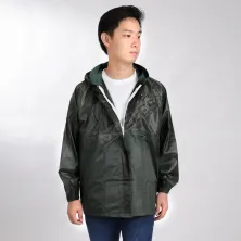 JAS HUJAN Jas Hujan Setelan jaket raincoat polos Hijau Army