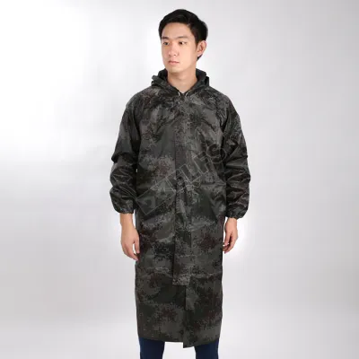 JAS HUJAN JAS HUJAN TERUSAN ARMY SCOTHLITE CASUAL RAINCOAT PARKA HOODIE ABU TUA 2 jh_terusan_scotchlite_army_at1