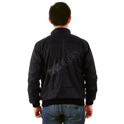 JAKET JEANS & KULIT Jaket Kulit Lengan Karet Hitam 2 jlk_kulit_lengan_karet_hx_1