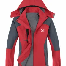 JAKET HIKING JAKET HIKING WINDPROOF  WATER RESISTANT OUTDOOR JACKET MERAH CABE