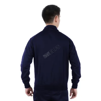 JAKET TRAINING Jaket Training Olahraga Fullzip Stripe Silver 105D12 Biru Dongker 2 jtl_poly_stripe_silver_105d12_bd_1