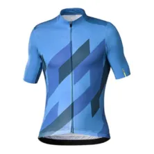 JERSEY Cycling Jersey Sepeda Roadibike MTB Mavic Kaos Sepeda Dryfit Biru Muda