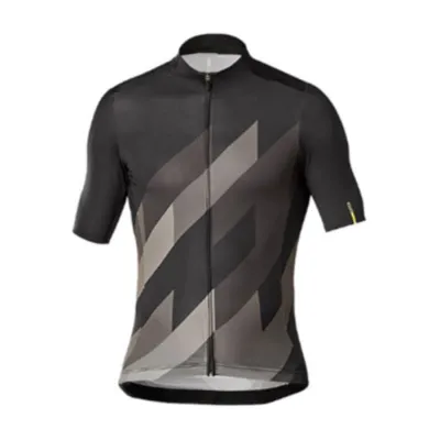 JERSEY Cycling Jersey Sepeda Roadibike MTB Mavic Kaos Sepeda Dryfit Hitam 1 jyt_jersey_sepeda_mavic_hx0