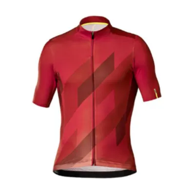 JERSEY Cycling Jersey Sepeda Roadibike MTB Mavic Kaos Sepeda Dryfit Merah Cabe 1 jyt_jersey_sepeda_mavic_mc0