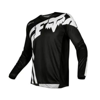 JERSEY Jersey Motorcross MTB lengan panjang FOX Kaos Sepeda Dryfit Hitam 1 jyt_jersey_training_fox_panjang_hx0