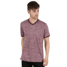 JERSEY Kaos Drifit Jersey Training Vneck Maroon