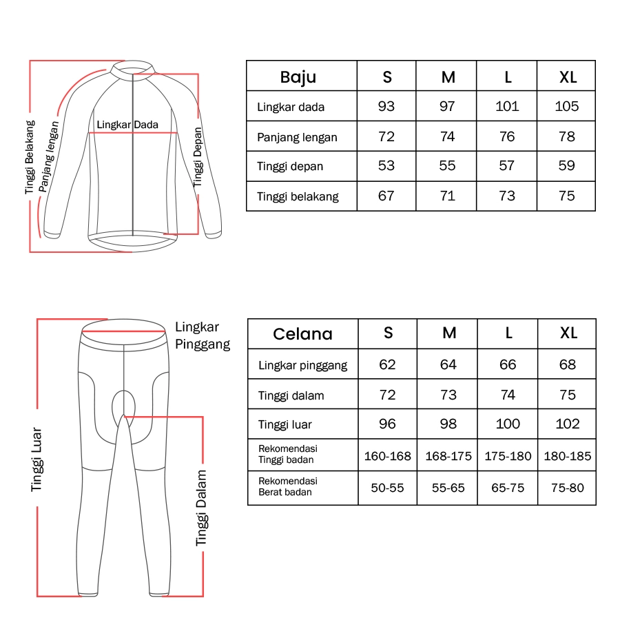 JERSEY Setelan Jersey Sepeda Wanita LIV Lengan Panjang + Celana Bib MTB Roadbike 03 Putih 5 jyt_set_sepeda_cewe_singlet_03_px4