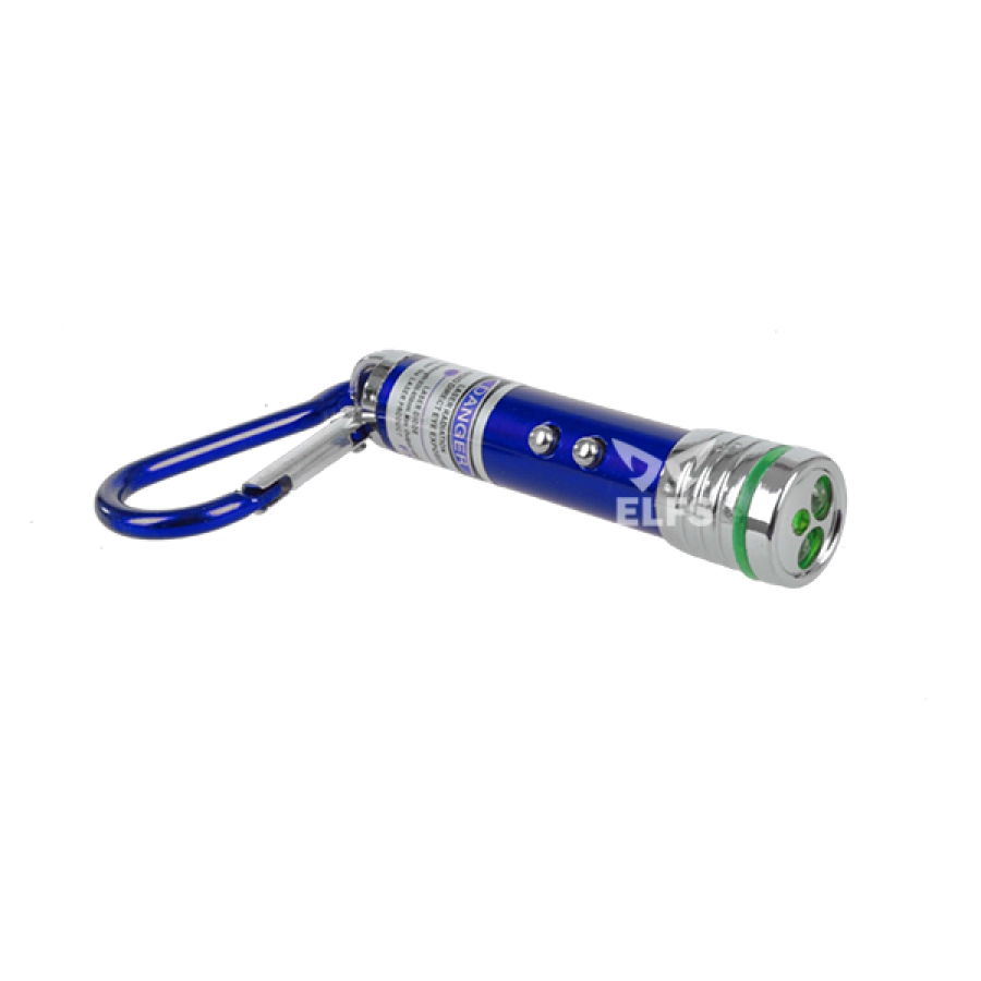 KARABINER Aksesoris Hiking Karabiner Senter Laser Biru Tua 1 karabiner_senter_laser_bt