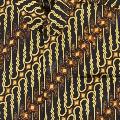 KEMEJA BATIK PENDEK Kemeja Batik Pendek Katun 8F17003 Hitam 3 kfbd_batik_katun_8f17003_hx_2