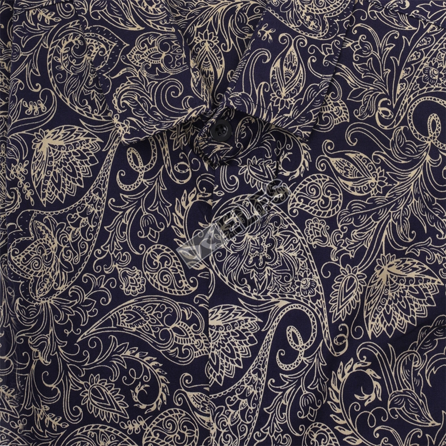 KEMEJA BATIK PANJANG KEMEJA PRIA BATIK SONGKET LENGAN PANJANG SLIMFIT TERMURAH M-XL 08 BIRU DONGKER 4 kfbj_batik_songket_08_bd3