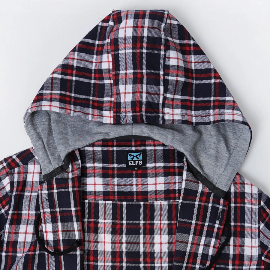 KEMEJA PANJANG KEMEJA FLANEL PRIA HOODIE LENGAN PANJANG MOTIF KOTAK 09 ABU MUDA MERAH CABE 5 kffj_flanel_hoodie_09am_mc4