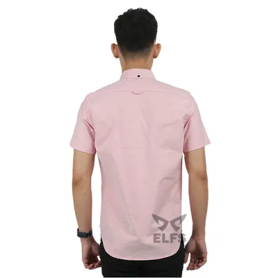 KEMEJA PENDEK Kemeja Pendek Pria Oxford Premium Basic Pink Muda 2 kfsd_oxford_premium_basic_pm_1