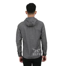 KEMEJA PANJANG Kemeja Panjang Pria Oxford Hoodie Polos Abu Tua