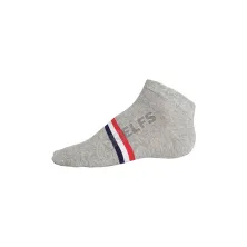 KAOS KAKI CASUAL PENDEK Kaos Kaki Semata Kaki Ankle Socks Katun Stripe Abu Muda