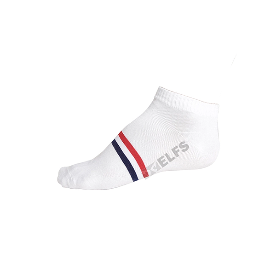 KAOS KAKI CASUAL PENDEK Kaos Kaki Semata Kaki Ankle Socks Katun Stripe Putih 1 kkd_ankle_stripe_px_0