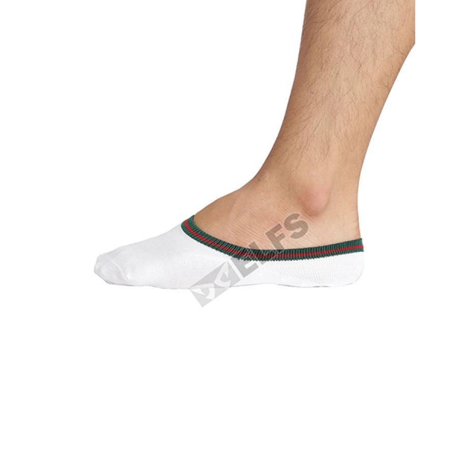 KAOS KAKI TERSEMBUNYI Kaos Kaki Hidden Katun Anti Slip List Invisible Socks Putih 2 kkd_hidden_antislip_list_px_1