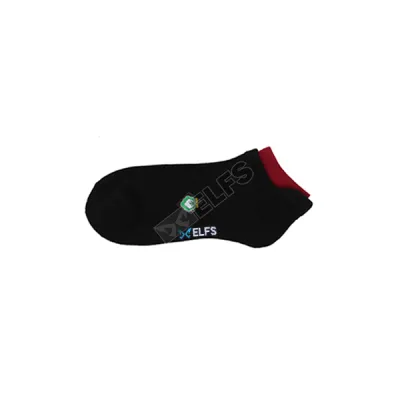 KAOS KAKI SPORT PENDEK Kaos Kaki Sport Ankle Socks HS057S Hitam List Merah 2 kkd_sport_list_hs057s_htm_mc1