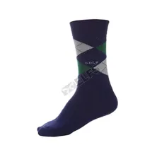 KAOS KAKI CASUAL PANJANG Kaos Kaki Panjang Casual Socks Argyle Golf HC140 Biru Dongker